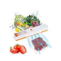 Vacuum Sealer Machine Two Air Intake Dry Moist Food Modes Includes 15 PCS Bags For 수비드 and Storage