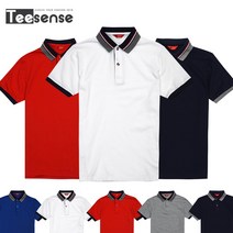 티센스 남여 반팔 베니스 면 PK 카라 티셔츠 S-3XL