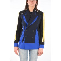 Maison Margiela MM0 KNITTED 더블 BREASTED 블레이져 위드 피크 LAPEL S29BN0276 S49529 483