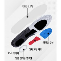 의료용 족저근막염 깔창 족적 족막염 평발 기능성 실리콘 아치