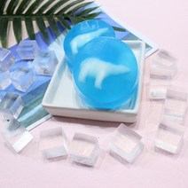 시원한 쿨링 샤워바 북극곰 멘톨 천연 수제 비누, 멘톨3%, 멘톨3%