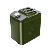 기름통 캠핑용 스테인레스 등유통 말통 오일탱크 기름, 철제 뚜껑 세로형 5L기름배출관