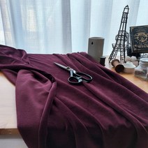 자투리 대폭부드러운 단면벨로아 퍼플
