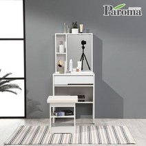 파로마 [파로마]보넬600수납거울화장대세트AP, 화이트