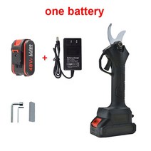 무선전동가위 Join ware-전지가위 88VF 600W 2000mAh 과일나무 가지치기 가드닝 툴 정원 손질 가든 도구 커터 무선, [03] UK Plug, [01] one Battery