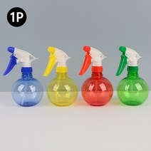300ml 투명 컬러 분무기 물뿌리개 미용실분무기 꽃분무기 미니분무기, 1개