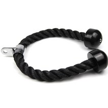 할인존c18Udx23 트라이셉 로프바 싱글 그립 트라이셉 로프바 로프바 트라이셉 로프손잡이 헬스장로프 케이블운동 삼두 헬스기구 싱글그립 푸쉬다운 운동용품, 싱글 그립로프바