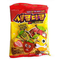 크라운 새콤달콤 딸기레모네이드 츄잉캔디, 200g, 6개