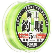 썬라인 나일론라인 해상낚시터 II HG 100m 무광그린앤블랙 356102, 5호
