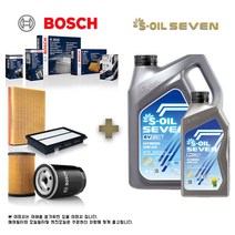 쏘나타 DN8 하이브리드 전용 보쉬필터+세븐EV 합성유 세트