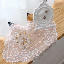 공간안애 레이스 웨딩 손수건 (테이블매트), 화이트