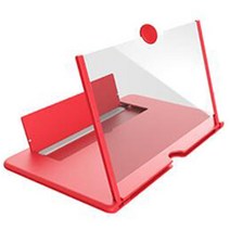 FOBIELLA 스마트폰 확대스크린 26cmX18cm, 레드 x 1개
