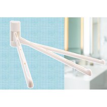 3단 회전 수건 행주 건조대 걸이 리빙소품 샤워타올걸이 소품 타월걸이 설치 타올행거 접착 타월선반 욕실