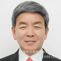 은발 남자가발 남자의 흰 머리 중년 노년가발 kns1071, 단일사이즈, 8 블랙 2 화이트