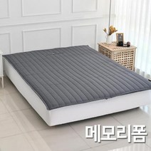 닥터카본 메모리폼 카본 탄소 매트 슈퍼싱글 전기장판 전기요, 그레이