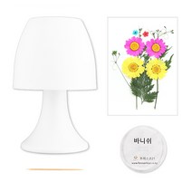 압화 DIY LED 탁상등 만들기세트 K342 미술 공예 재료, 포함