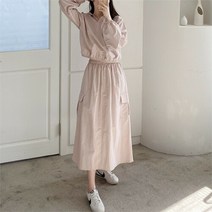 셀러허브 여성패션 [코지] 여자 디폴트 바스락 캐주얼 크롭 트레이닝 후드티