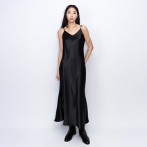 [슬립드레스] [유주얼제작] 새틴 실크 슬립 나시 맥시 롱원피스 뷔스티에 셀프웨딩 드레스