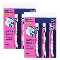 메디안 센서티브 은나노향균 칫솔(4입), 2개