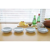 일본산 앞접시 디저트 브런치접시 4P 식기추천 예쁜그릇쇼핑몰, 중