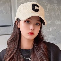 겨울 여자 양털 뽀글이 볼캡 야구 곱슬 모자 깜찍귀욤
