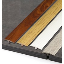 T자형 방문턱제거 문지방 자체접착 턱 받침 스트립, (뒷면에 접착제 포함) 벚나무 T-바 0.9m, 1개