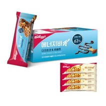 켈로그 에너지바 다크초코&씨솔트 30g x12개, 단품