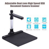 북스캐너 북스캔 비파괴 북 스캐너 양면 고속 책 조정 가능한 A3 HD 고속 USB 책 문서 카메라 스캐너 OCR, 한개옵션0