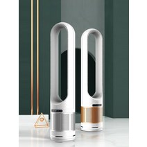 고급 날개없는 선풍기 무풍 홈 공기청정 타워형 원격제어 사이클 플로어팬 초저소음 리모컨, H