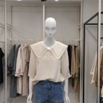 나이스클랍 카라포인트블라우스 A223PWB714