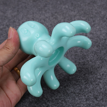 경락 발 손 얼굴 마사지 종아리 지압 림프 안마 문어 도구 플라스틱 컬러풀 마사지 전신 핸드 다기능 귀여운 풋 케어, 레이크 블루