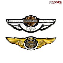 할리데이비슨 엠블럼 스티커 뱃지, 쿠팡 실버, 실버