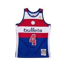 Chris Webber Washington Bullets 1996-97 남성용 하드우드 클래식 스윙맨 저지