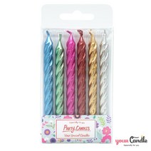 유어캔들 생일초 메탈릭 파티초, 홀리데이, 1팩