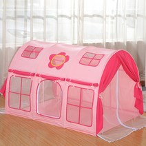 실내 아이방 벙커 침대 겨울 텐트 동굴 돔 놀이 캠핑 2층 침대 남자 여자 남아 여아 꾸미기, M