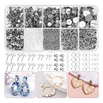 1650PCS 귀걸이 및 백스 귀걸이 만드는 소모품 및 귀걸이에 대한 귀걸이 및 쥬얼리 만들기