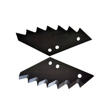 배합기 TMR 믹서 블레이드 수직 수평 타원형 사료 교반기날 커터 혼합 일곡도날 절삭커터, 3홀 포켓 나이프