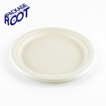 펄프접시 P013 크라프트 원형 과일 포장 종이식기 50개