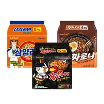 삼양 불닭볶음면 + 삼양라면 + 짜짜로니 멀티팩 라면 3종세트, 단품