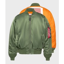 ALPHA INDUSTRIES MA-1 레귤러 블러드칫 Sage Green