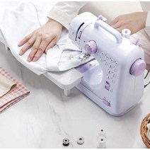 가정용미싱 소형 셀프 반짓고리 테이블 책상 퀼트, 전동미싱 흑백실 20롤 39개색실 다기능 가위