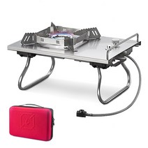 ALOCS 아웃도어 휴대용 파워 플레이트 버너, 스테인리스 스틸