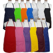 (동연산업) 단면방수앞치마 생활방수앞치마 목걸이형앞치마 앞치마, 1장, 남색