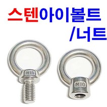 스텐아이볼트 스텐아이너트 스텐 앙카 와이어 고리, 스텐 아이너트 M22, 1개