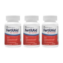 여성을 위한 FertilAid 여성을 위한 불임 보조제 및 Vitex가 함유된 천연 불임 비타민 여성 주기의 규칙성 및 배란 지원 메틸폴레이트가 함유된 종합 산전 종합 비타민, 3개월 공급