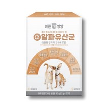 바른영양 강아지 고양이 알파유산균, 상세정보참조, 1개