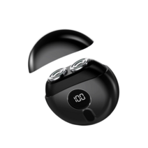 ZOZOFO 무선휴대용 소형 방수 더블헤드전기면도기, 블랙