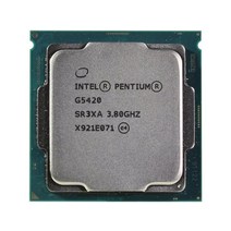 인텔 펜티엄 골드 G5420 커피 레이크 듀얼 코어 4 스레드 3.8GHz LGA 1151 300 시리즈 54W 데스크톱 프로세서 UHD 그래픽스 610