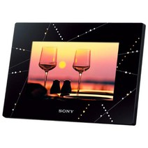 소니 SONY 디지털 포토프레임 D720 크리스탈&블랙 DPF-D720/BU, 상품명참조