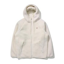 휠라 에센셜 리니어 보아 후리스 양털 후드집업 CREAM XXL(110)